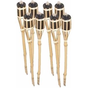 Bamboe Tuinfakkels - set 8 Stuks - 61 cm