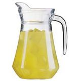 Luminarc schenkkan/waterkan van glas 1.6 liter met 6x stuks Kaleido waterglazen van 240 ml