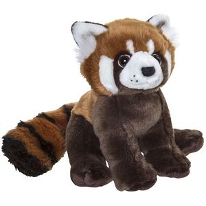 Pluche Rode Panda Knuffel van 22 cm - Wilde Dieren Speelgoed Knuffels Cadeau