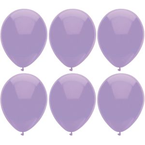 Ballonnen verjaardag/thema feest - 200x stuks - lila paars - 29 cm - Ballonnen