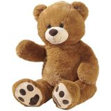 Grote pluche knuffelberen bruin 95 cm - Knuffelberen