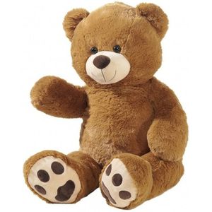 Grote pluche knuffelberen bruin 95 cm - Knuffelberen