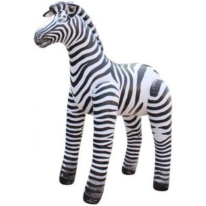 XXL opblaas zebra van 81 cm - Opblaasfiguren