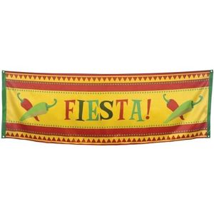 Mexicaanse banner 74 x 220 cm - Feestbanieren