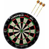 Dartbord set compleet van 45.5 cm met 3x Bulls dartpijlen van 21 gram - Dartborden