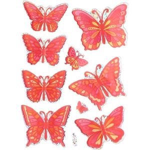 Ballonnen versieren vlinder stickers - Stickers