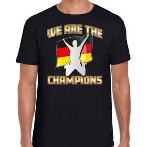 Verkleed T-shirt voor heren - Duitsland - zwart - voetbal supporter - themafeest - Feestshirts