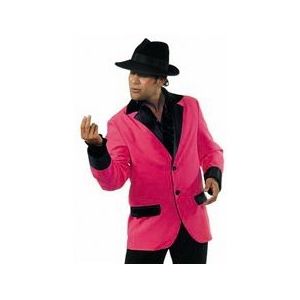 Neon roze colbert heren - Carnavalskostuums