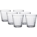 18x Drinkglazen/waterglazen Prisme transparant 220 ml - Koffie/thee glazen Prisme 220 ml