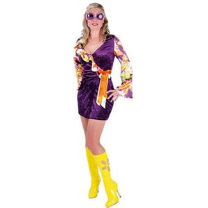Hippie knoop jurk in het paars - Carnavalsjurken