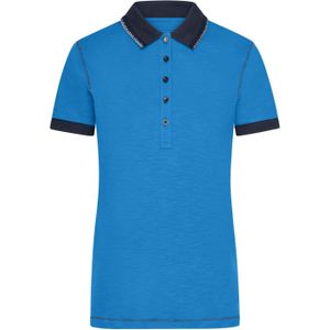 Urban dames poloshirt blauw - Polo shirts