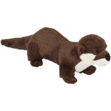 Pluche Knuffel Dieren Rivier Otter 23 cm - Speelgoed Knuffelbeesten - Eco Soft-serie