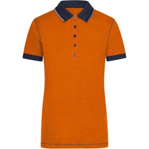 Urban dames poloshirt oranje - Polo shirts