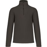 Fleece trui - antraciet - warme sweater - voor heren - polyester - Truien