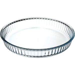 Secret de Gourmet - Ovenschaal rond - Transparant - Glas - D32/H5 cm