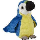 Ravensden - Tropische vogels knuffels - 2x stuks - Blauwe Papegaai en Toekan - 15 cm