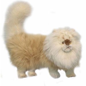 Luxe persische kat knuffel 45 cm - Knuffel huisdieren