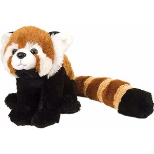 Pluche dwerg panda rood 30 cm - Knuffeldier