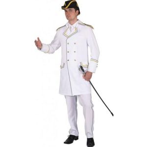 Witte verkleed jas voor heren - Carnavalsjassen