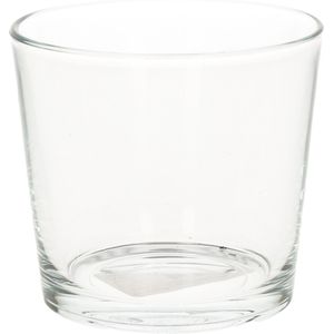 Glazen theelichten/waxinelichten kaarsenhouders - 10 x 9 cm - Woonaccessoires - Theelicht/waxinelicht kaarshouders