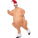 Feest opblaasbare kalkoen outfit voor dames/heren - Kerst kostuums