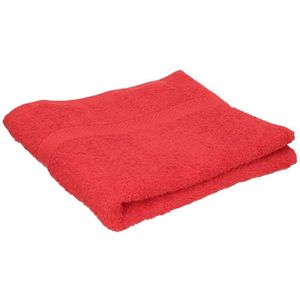 Towel City rode handdoeken 50 x 90 cm - Badhanddoek