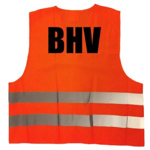 Oranje veiligheidshesje BHV bedrijfshulpverlening voor volwassenen - Veiligheidshesje