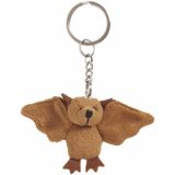 Vleermuis Sleutelhanger Knuffel 6 cm - Speelgoed Dieren Sleutelhangers