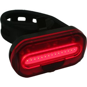 1x Fietsachterlicht / achterlamp fietsverlichting COB LED met bevestigingsband  - Fietsverlichting