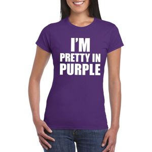 Toppers in concert I'm pretty in purple t-shirt paars dames - Feestshirts