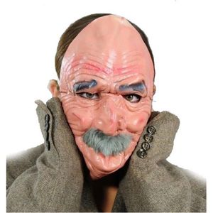 Latex masker van een oude man - Verkleedmaskers