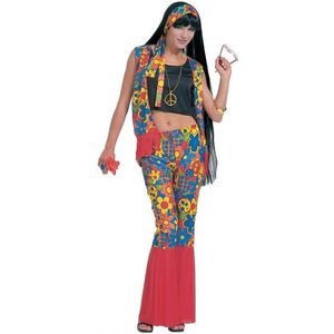 Hippie kleding met peace tekens - Carnavalskostuums