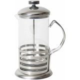 Gerimport Cafetière 600 Ml 21 X 11 Cm Transparant/zilver