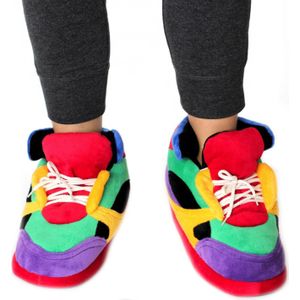 Pantoffels/sloffen clownschoenen/sneakers voor kinderen XS maat 29-33 - Sloffen - volwassenen