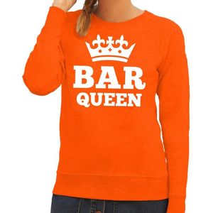Oranje Bar Queen sweater dames - Feesttruien