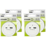 Benson - LED Nachtlampje - Warm Wit - Draadloos - Met USB A en C