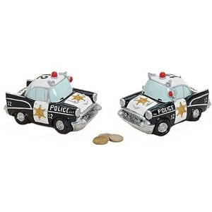 Geld spaarpot politie wagen 17 cm - Spaarpotten