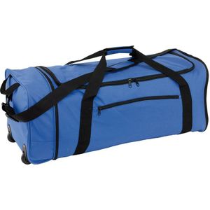 Reistas/weekendtas/sporttas model Laserwheels - 81 x 32 x 33 cm - 3 vakken - blauw - Reistas (volwassen)