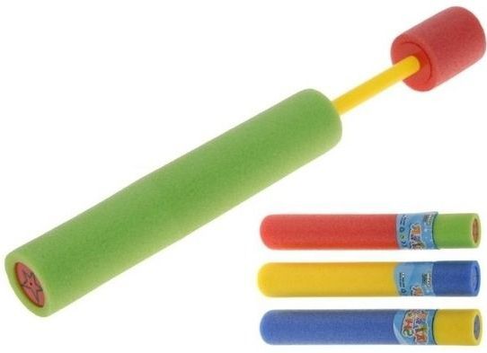 8x Waterpistool van foam 44 cm - Waterpistolen/waterspuiten voor kinderen - Buitenspeelgoed/waterspeelgoed