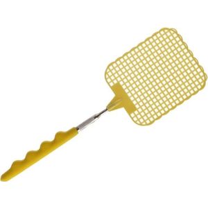 Uitschuifbare vliegenmepper geel 60 cm - Insectwerende middelen - Ongediertebestrijding