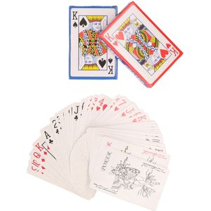 2x stuks pakjes poker kaartsepellen kaarten - Kaartspel