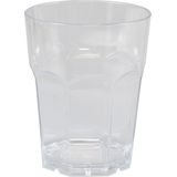 Drinkglas - 20x - transparant - onbreekbaar kunststof - 220 ml - Drinkglazen