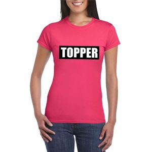 T-shirt roze Topper dames - Feestshirts