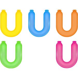 Gekleurde opblaas letters U - Letters oplaas