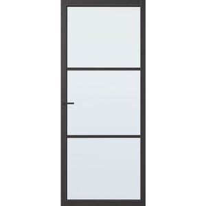Cando Capital Binnendeur Dover Zwart Mat Glas Schuifdeur 83x211,5 Cm | Binnendeuren