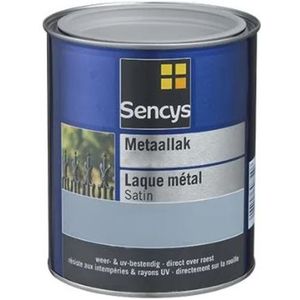 Sencys Metaallak Hoogglans Zwart 250ml | Metaalverf