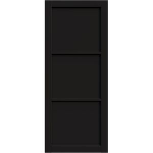 Sencys Binnendeur Industrial 3 Panelen Opdek Links 83x231,5 Cm