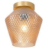 Lucide Plafondlamp Rosalind Amber ⌀21cm E27