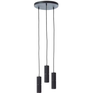 Brilliant Hanglamp Marty Zwart ⌀30cm 3xgu10 5w