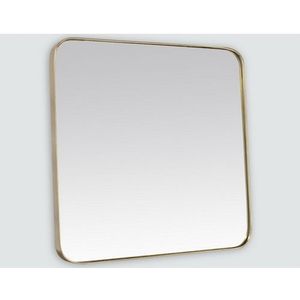Spiegel Vierkant / Goud 60x60cm